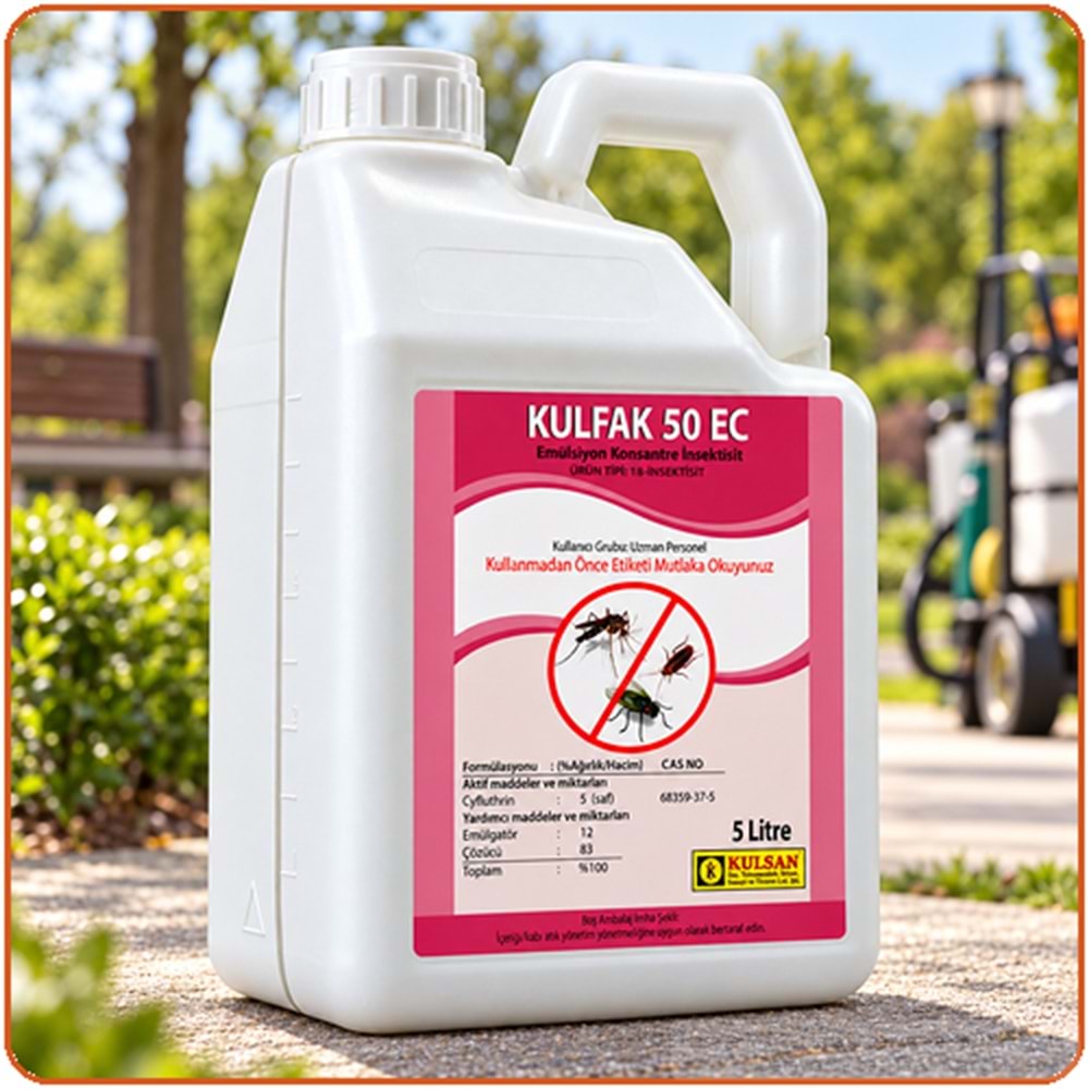 Kulfak 50 EC Kokulu Haşere İlacı | 5 Litre