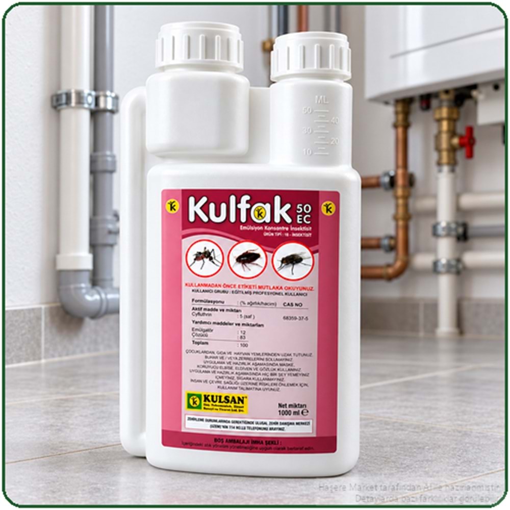 Kulfak 50 EC Kokulu Haşere İlacı | 1 Litre