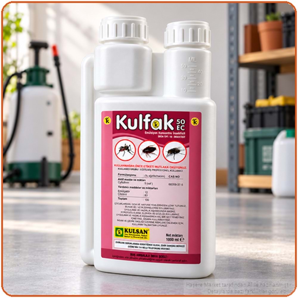 Kulfak 50 EC Kokulu Haşere İlacı | 1 Litre