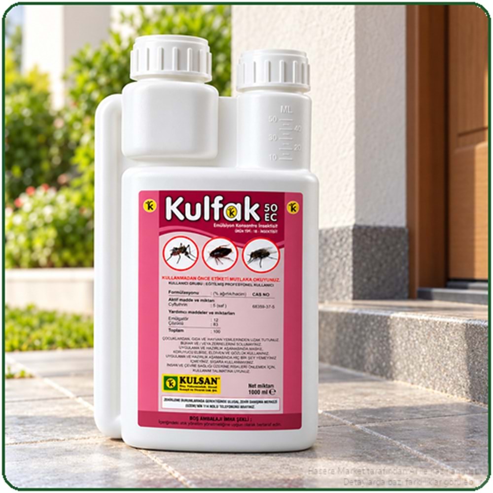Kulfak 50 EC Kokulu Haşere İlacı | 1 Litre
