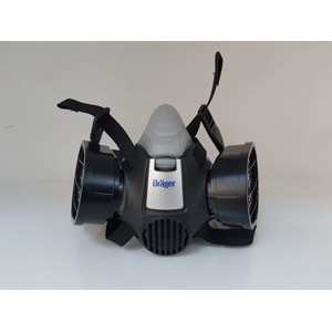 Drager X-PLORE 3300 Yarım Yüz Gaz Maskesi | İki Adet A1B1E1 Filtre ile Takım